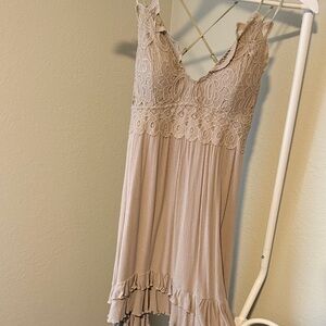 Cute & Country Lace Dress in Cream